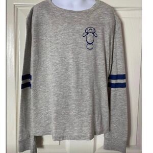 CHUBBY MERMAID "Save The Manatees" GIRLS Medium LS Manatee Top